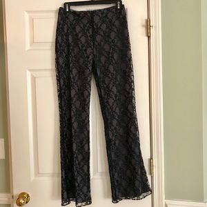 Laundry lace cocktail pants